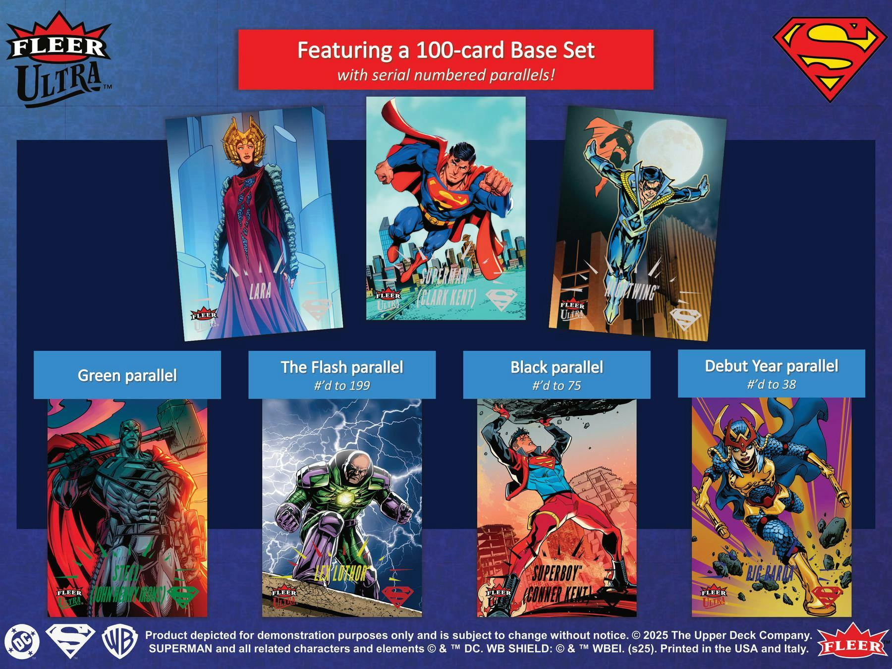 2025 Upper Deck Fleer Ultra Superman Hobby Box - Image 4