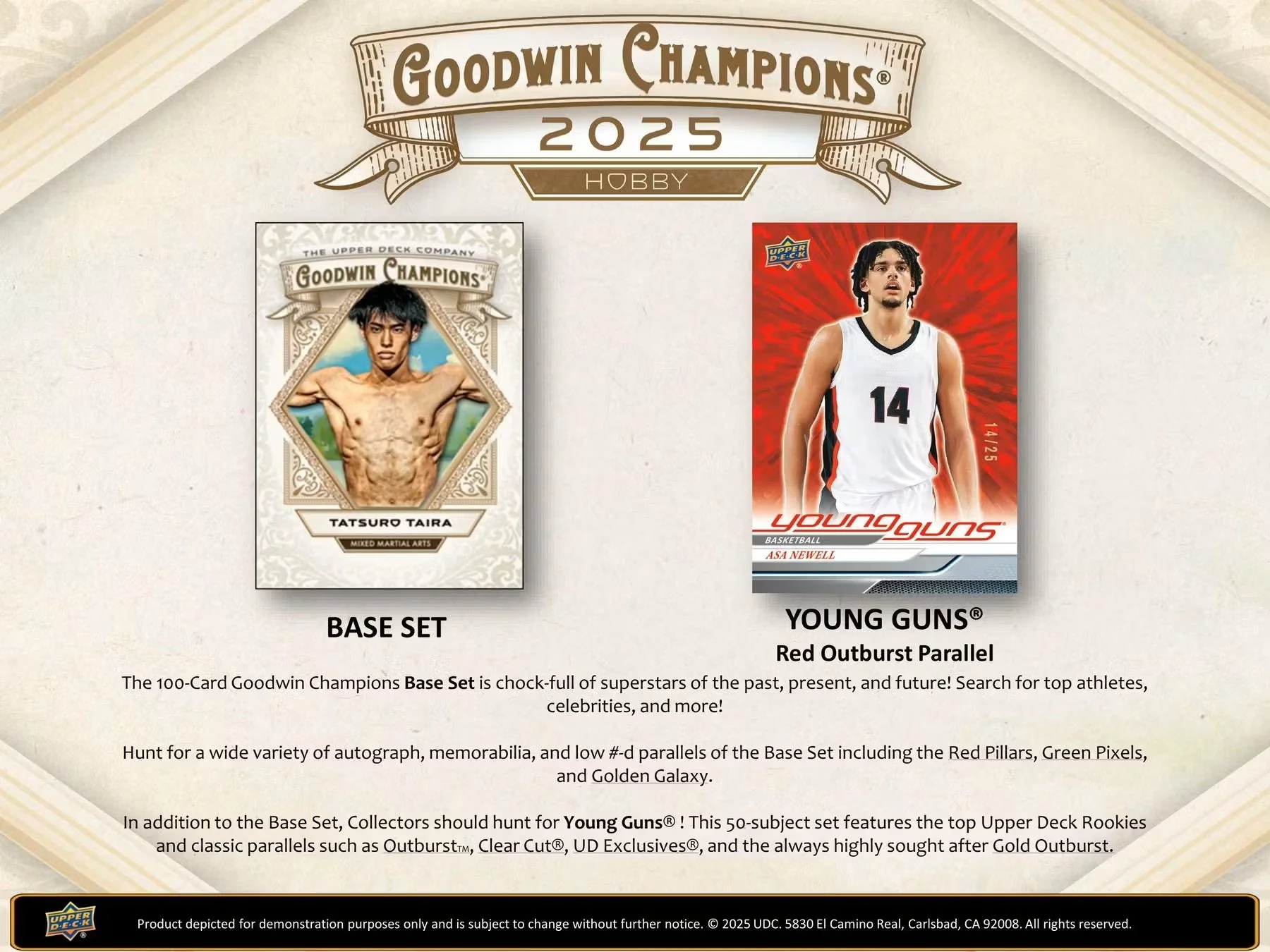 2025 Upper Deck Goodwin Champions Hobby Box | Columbia Sports Cards - Image 5