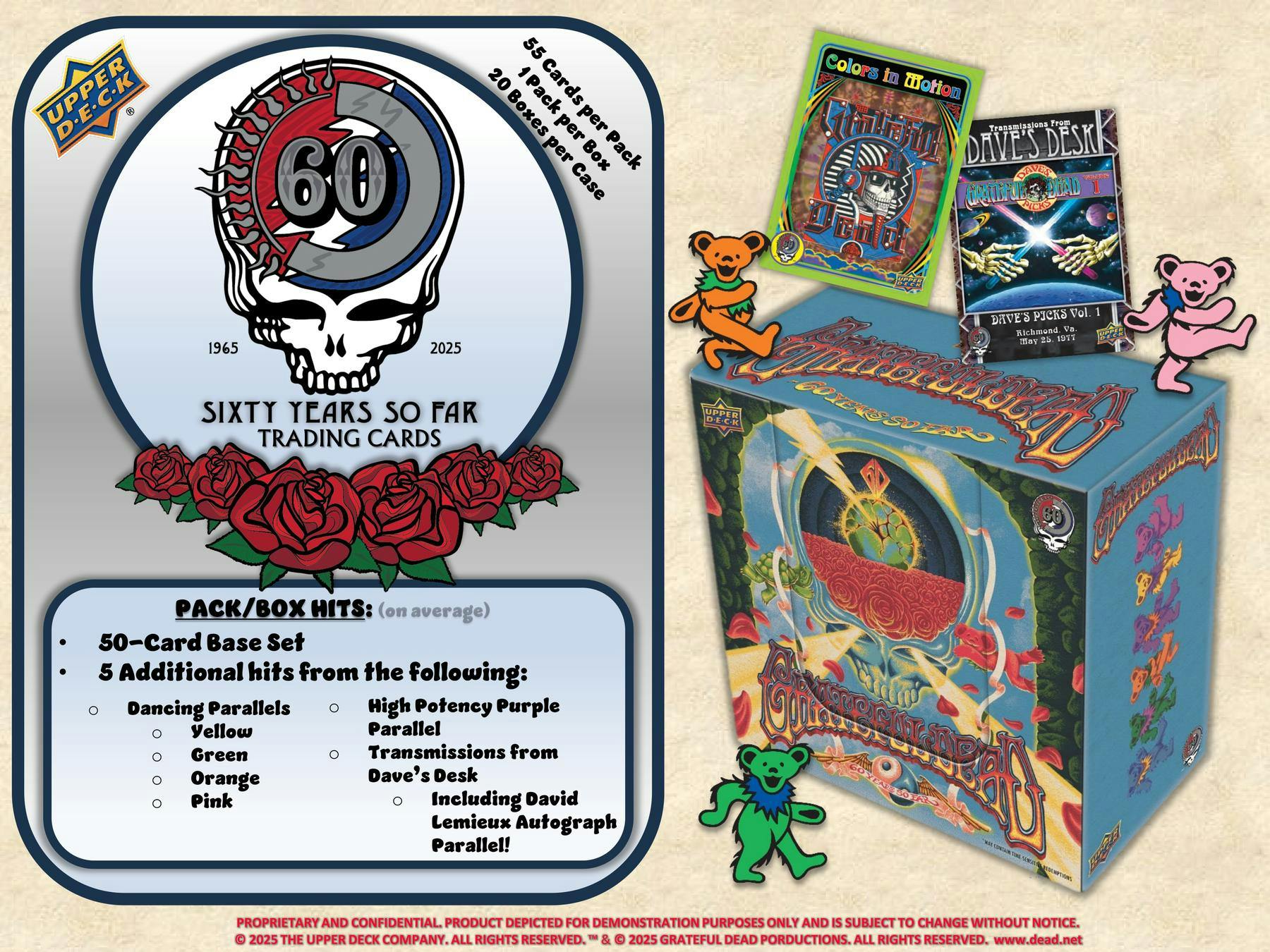 2025 Upper Deck Grateful Dead 60 Years So Far Retail Box - Image 3