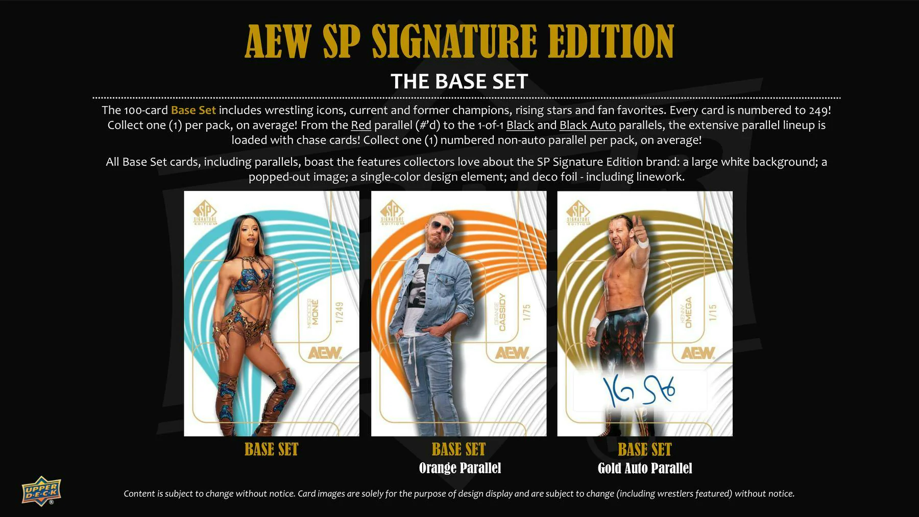 2025 Upper Deck SP Signature Edition AEW Wrestling Hobby Box - Image 3