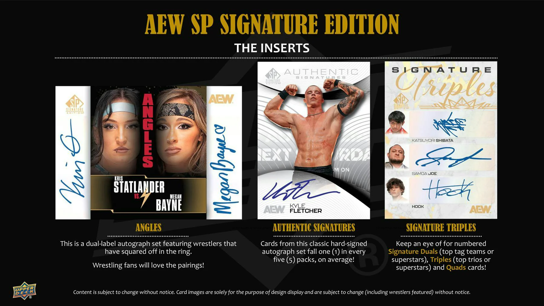 2025 Upper Deck SP Signature Edition AEW Wrestling Hobby Box - Image 5