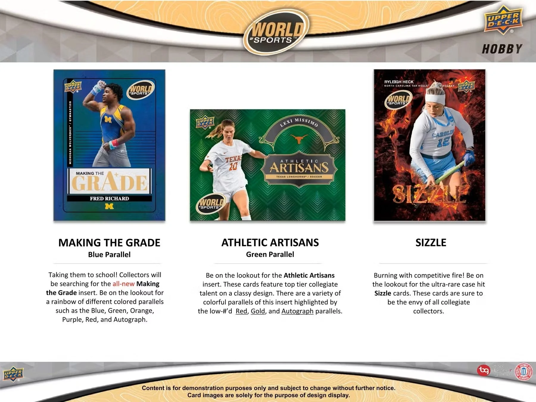 2025 Upper Deck World of Sports Volume 1 Multisport Hobby Box | Columbia Sports Cards - Image 3