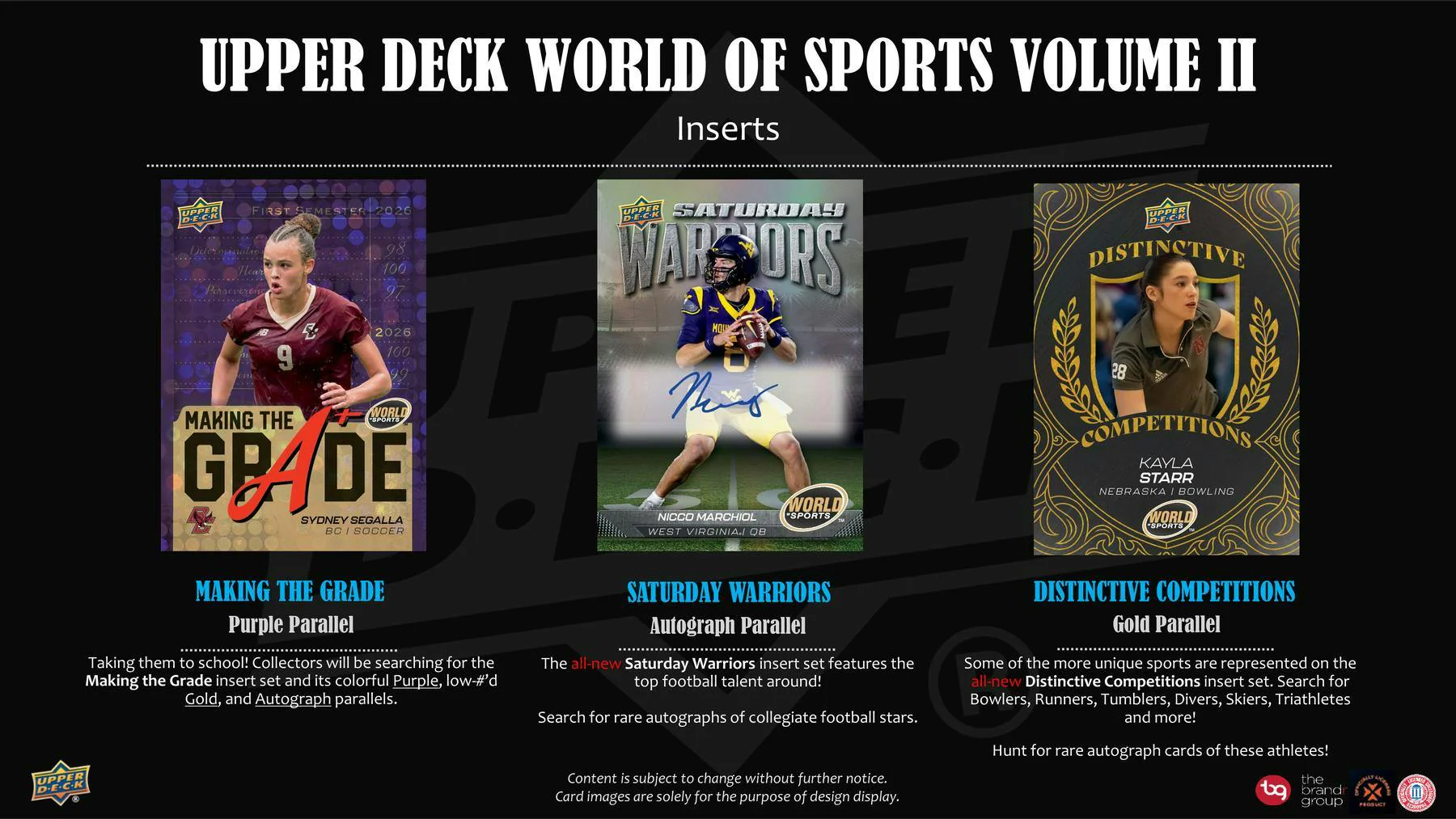 2025 Upper Deck World of Sports Volume 2 Multisport Hobby Box - Image 3
