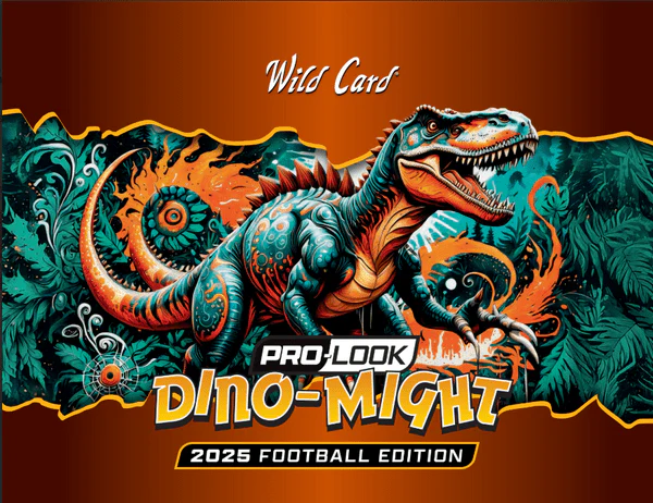 2025 Wild Card Dino-Might Pro-Look Football Hobby Box | Columbia Sports Cards