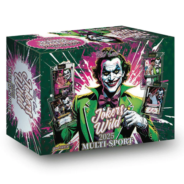 2025 Wild Card Joker’s Wild Multi-Sport GOD BRICK Box | Columbia Sports Cards