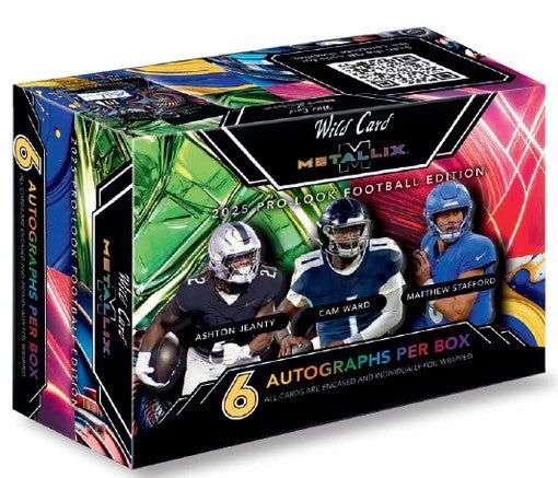 2025 Wild Card Metallix Pro-Look Football Hobby Box - Columbia Sports Cards