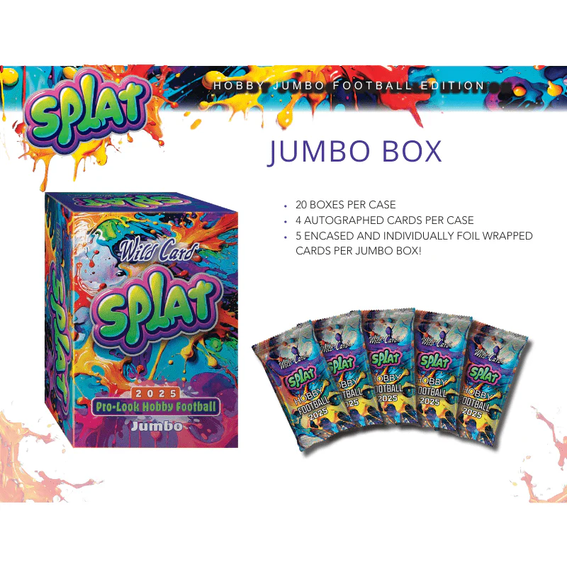 2025 Wild Card Splat Pro-Look Football Hobby Box | Columbia Sports Cards - Image 5