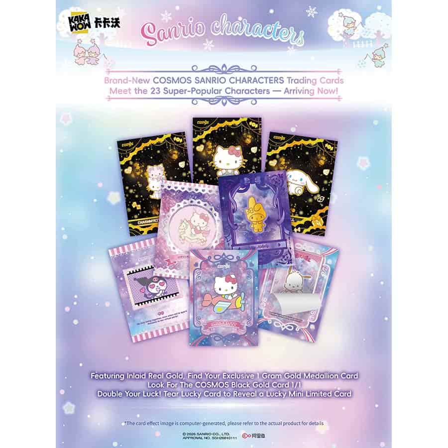 2026 Kakawow Cosmos Sanrio Characters Trading Cards Box | Columbia Sports Cards - Image 2