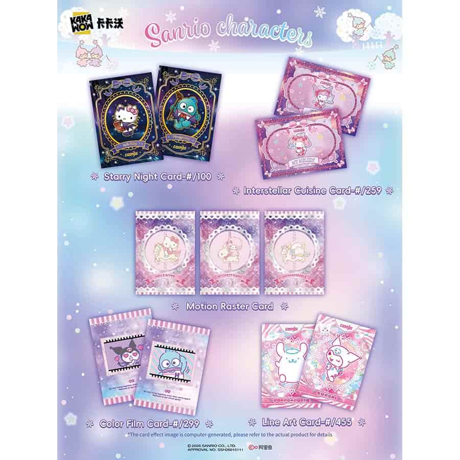 2026 Kakawow Cosmos Sanrio Characters Trading Cards Box | Columbia Sports Cards - Image 5