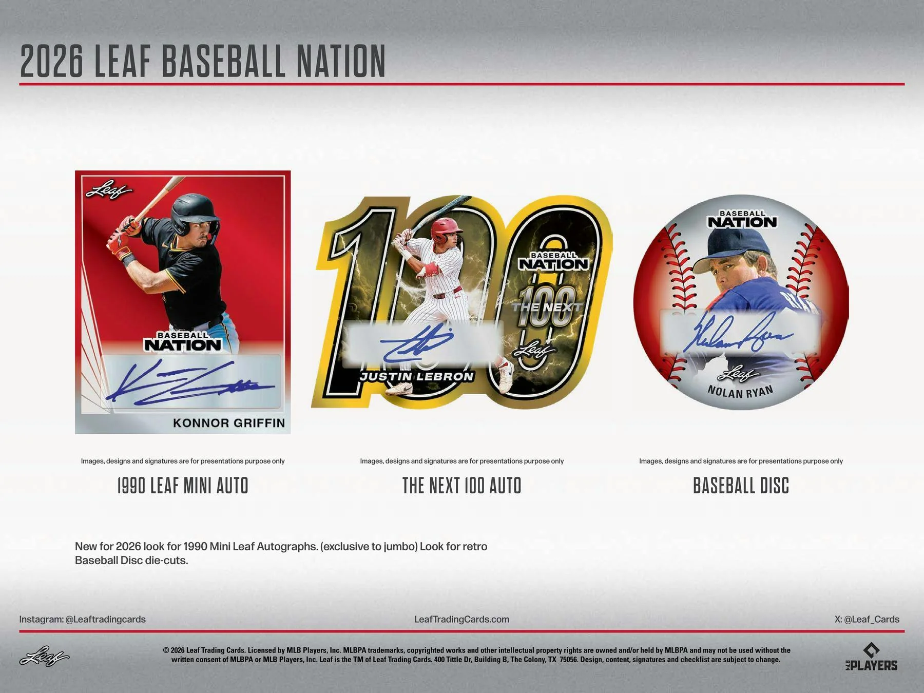 2026 Leaf Baseball Nation Hobby Box | Columbia Sports Cards - Image 3