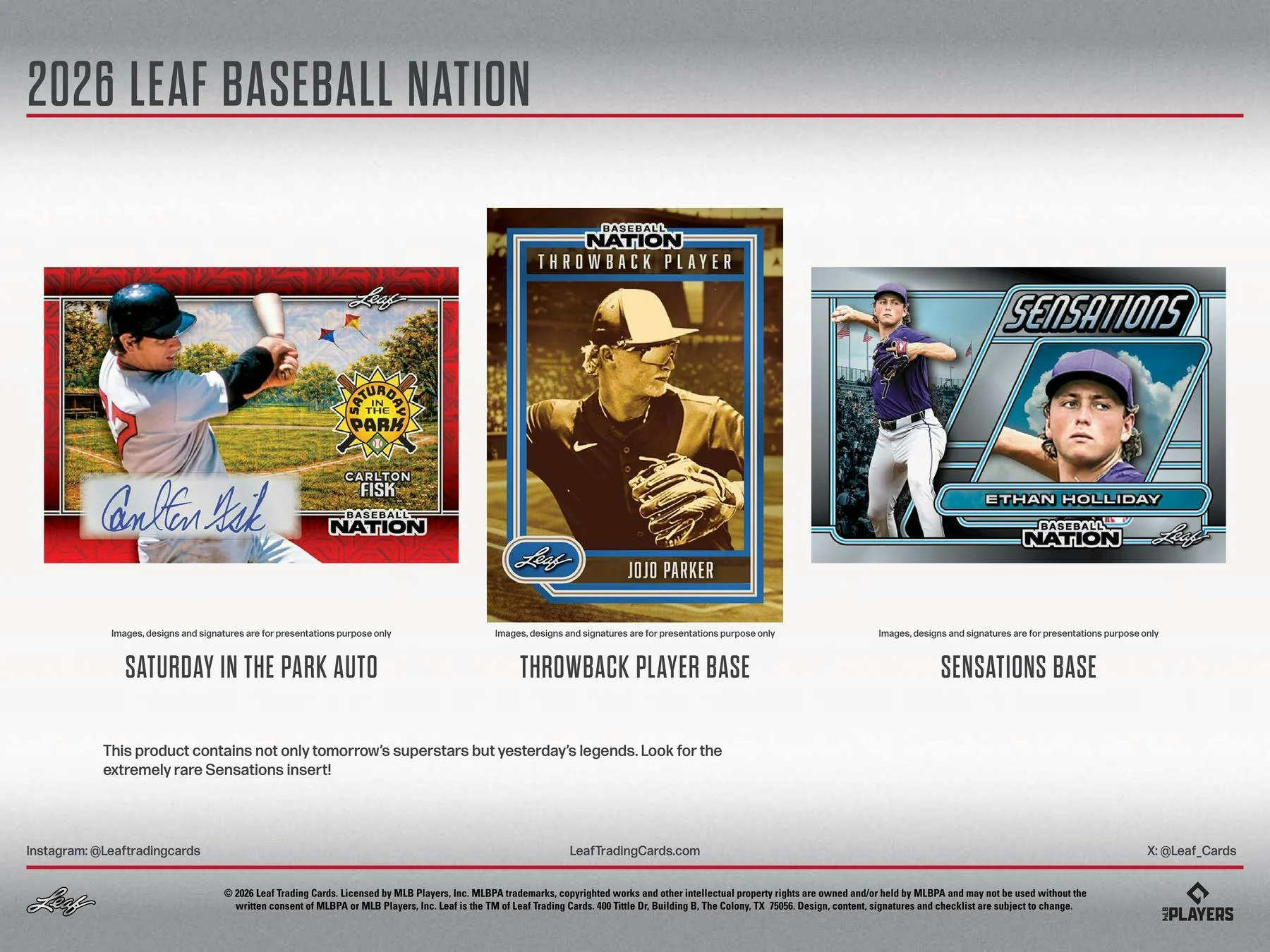 2026 Leaf Baseball Nation Hobby Box | Columbia Sports Cards - Image 4