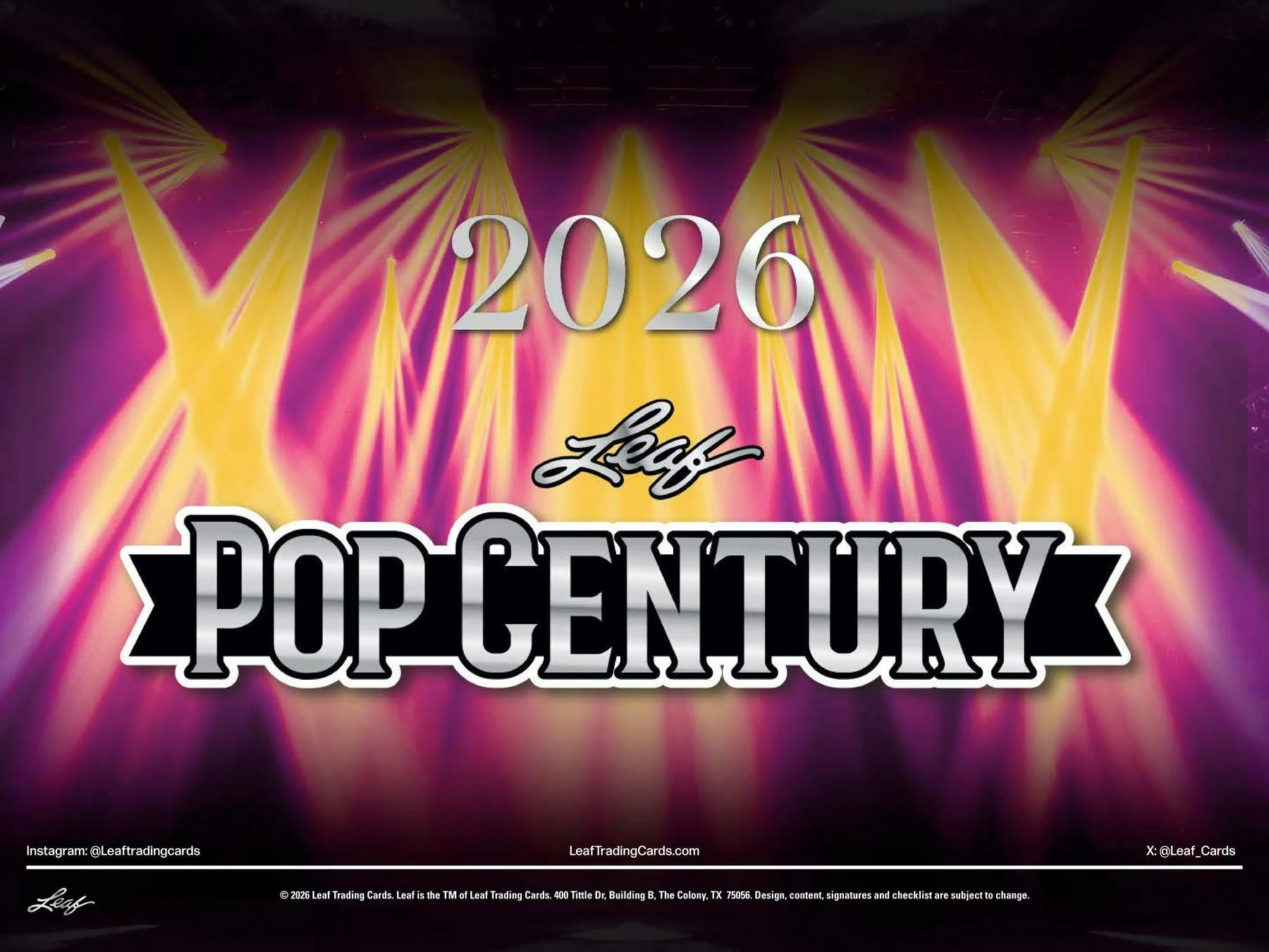 2026 Leaf Metal Pop Century Hobby Box | Columbia Sports Cards - Image 3