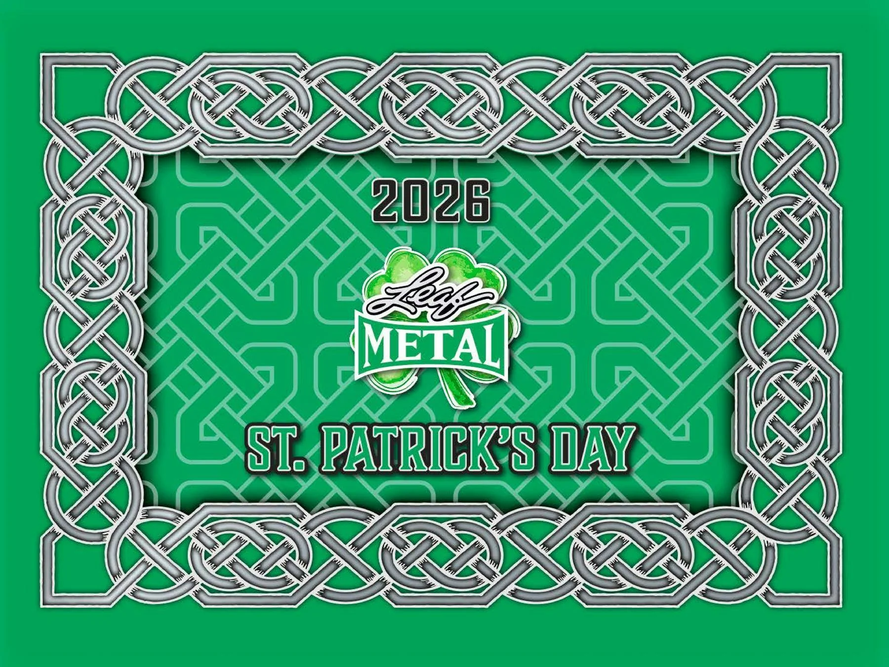 2026 Leaf Metal St. Patrick's Day Hobby Box | Columbia Sports Cards - Image 2