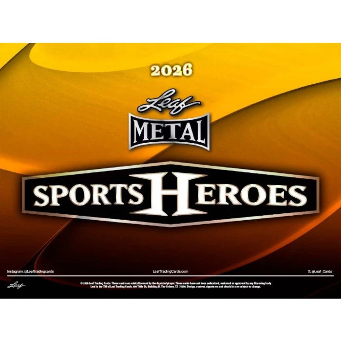 2026 Leaf Metal Sport Heroes Hobby Box | Columbia Sports Cards - Image 2