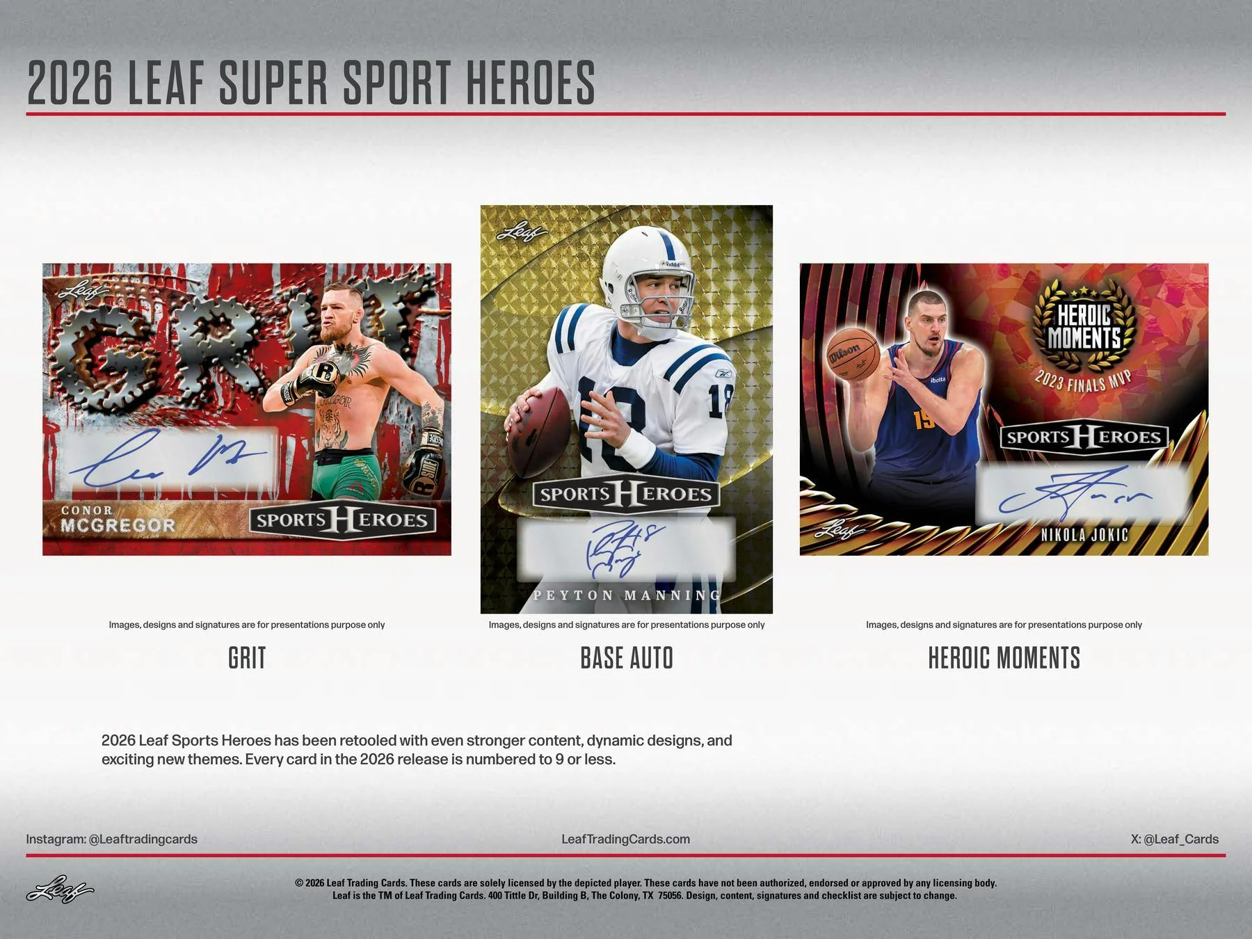 2026 Leaf Metal Super Sport Heroes Box | Columbia Sports Cards - Image 4