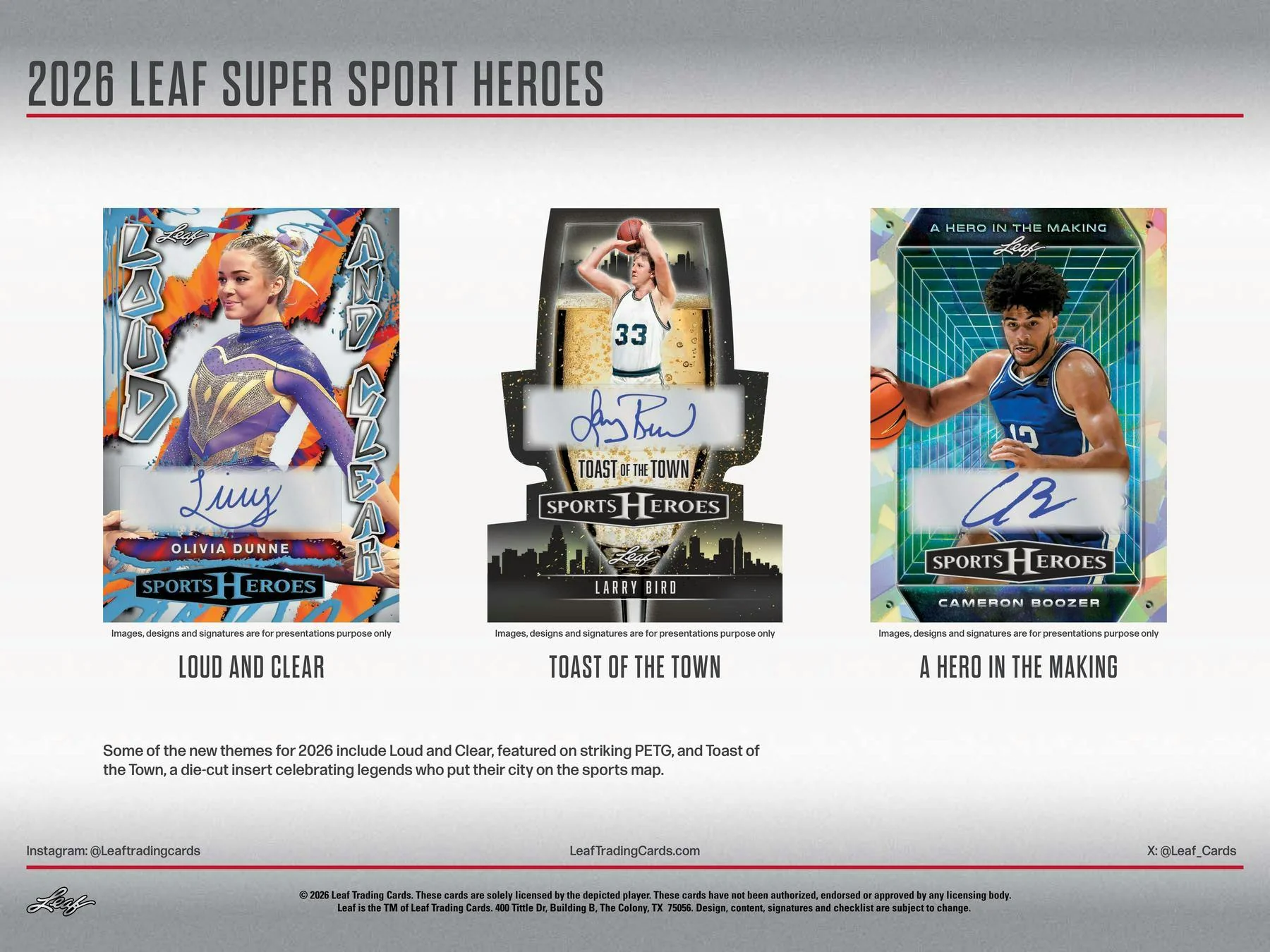 2026 Leaf Metal Super Sport Heroes Box | Columbia Sports Cards - Image 5