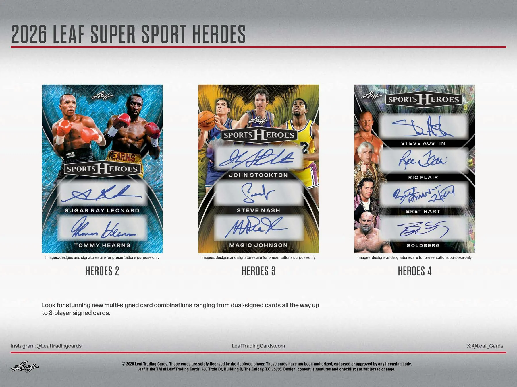 2026 Leaf Metal Super Sport Heroes Box | Columbia Sports Cards - Image 6