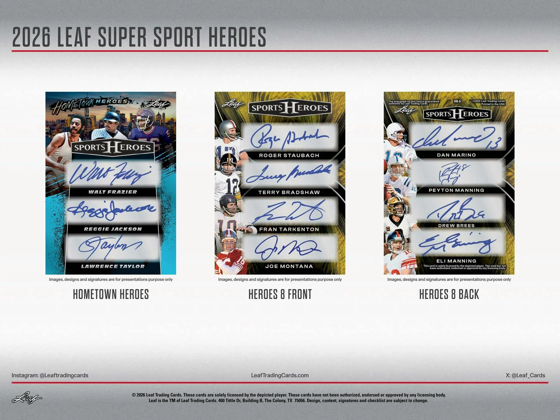 2026 Leaf Metal Super Sport Heroes Box | Columbia Sports Cards - Image 7