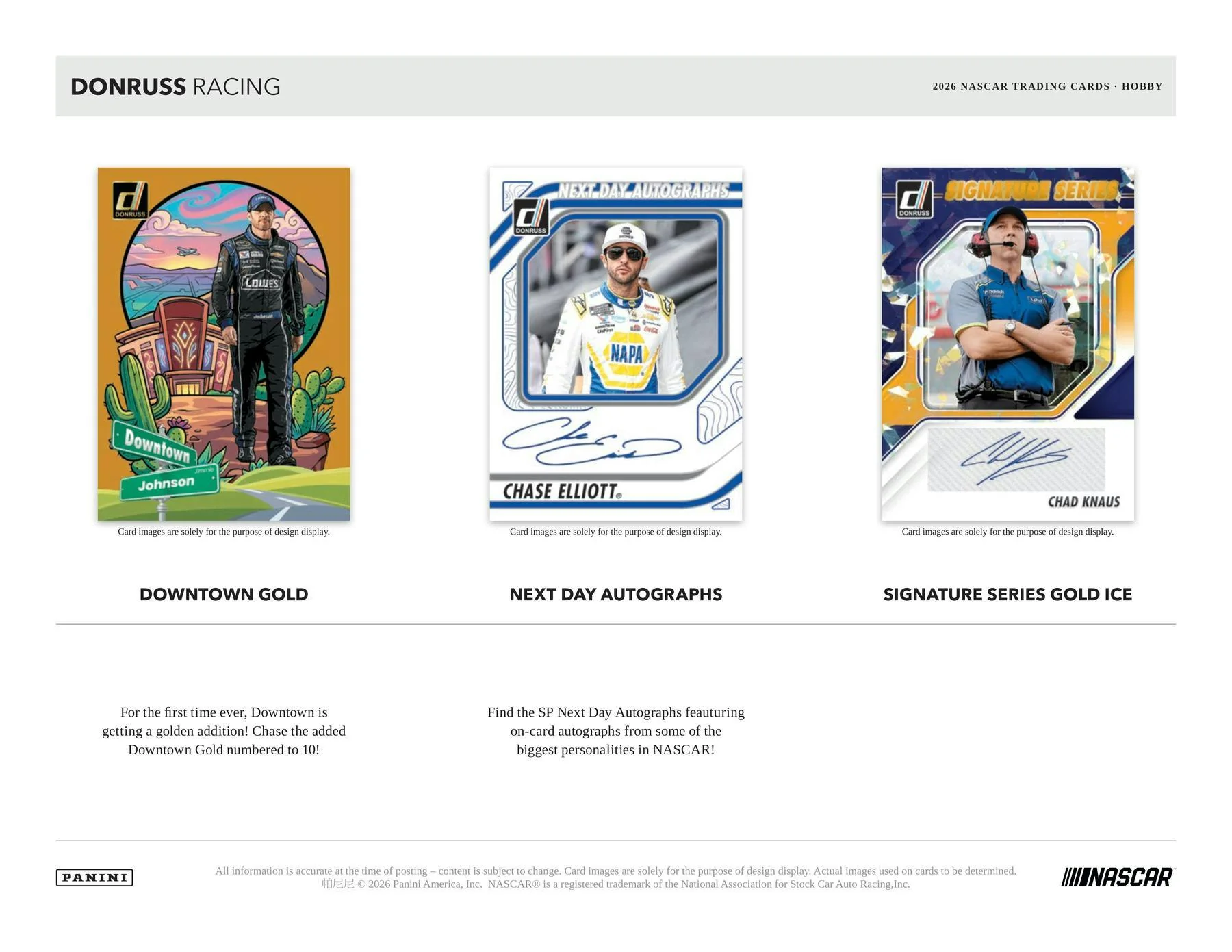 2026 Panini Donruss Racing Hobby Box | Columbia Sports Cards - Image 4