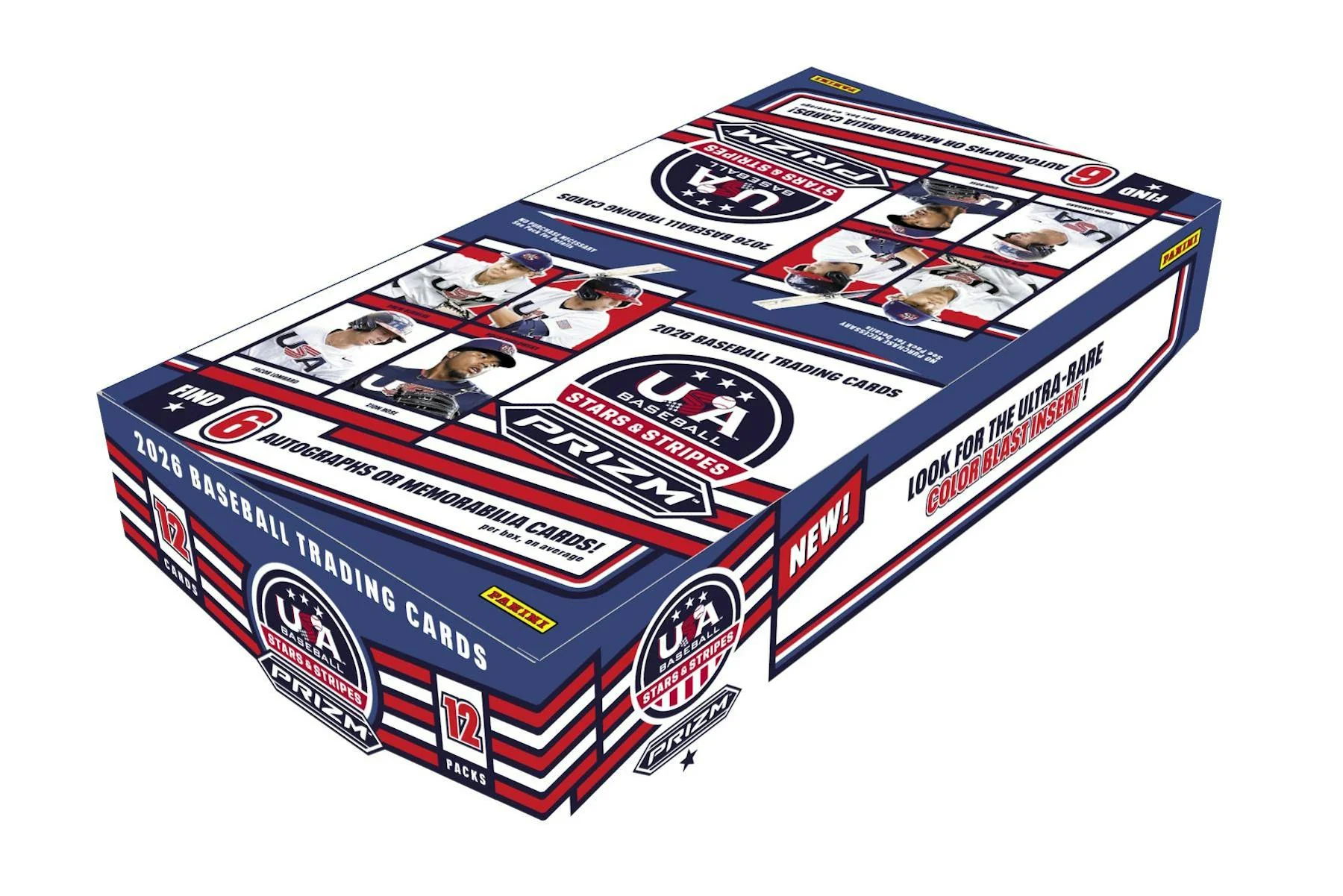 2026 Panini USA Stars & Stripes Prizm Baseball Hobby Box | Columbia Sports Cards