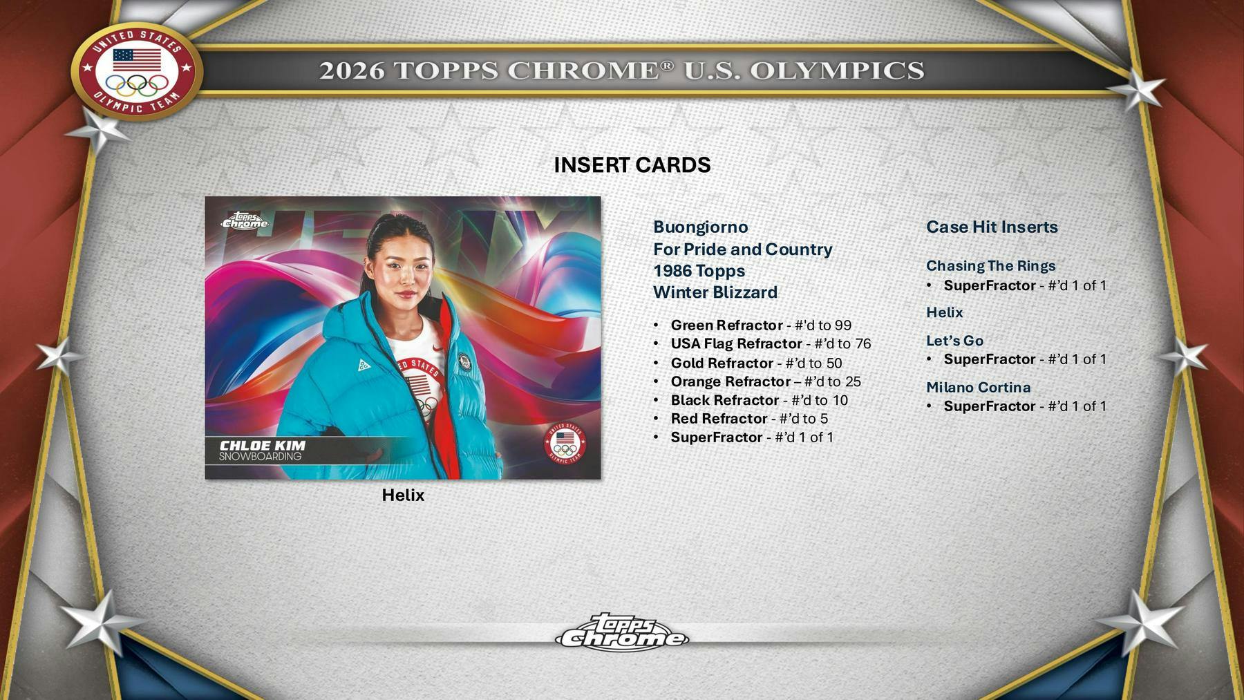 2026 Topps Chrome U.S. Olympics 7-Pack Blaster Box | Columbia Sports Cards - Image 4