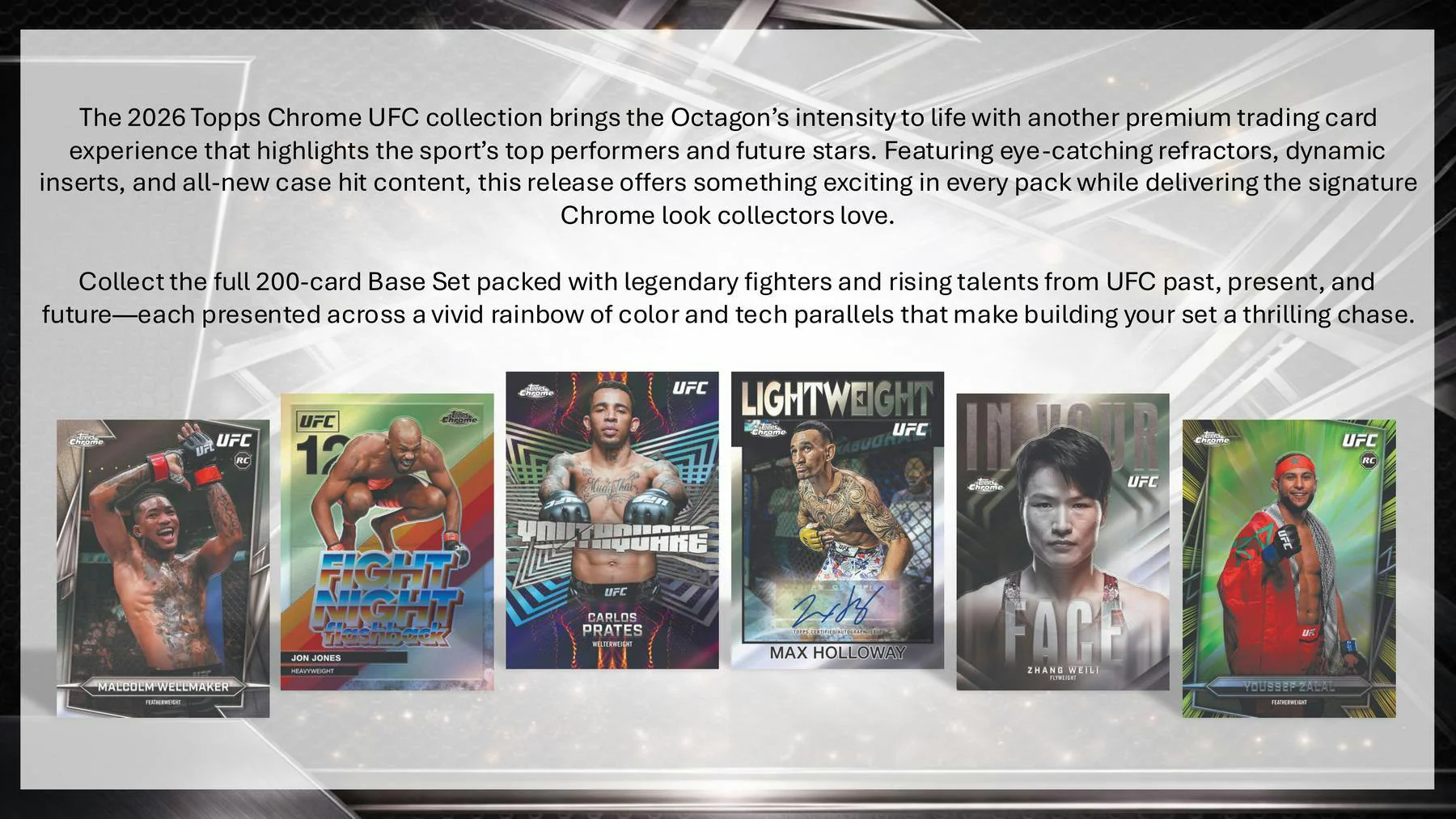 2026 Topps Chrome UFC Mega Box | Columbia Sports Cards - Image 3