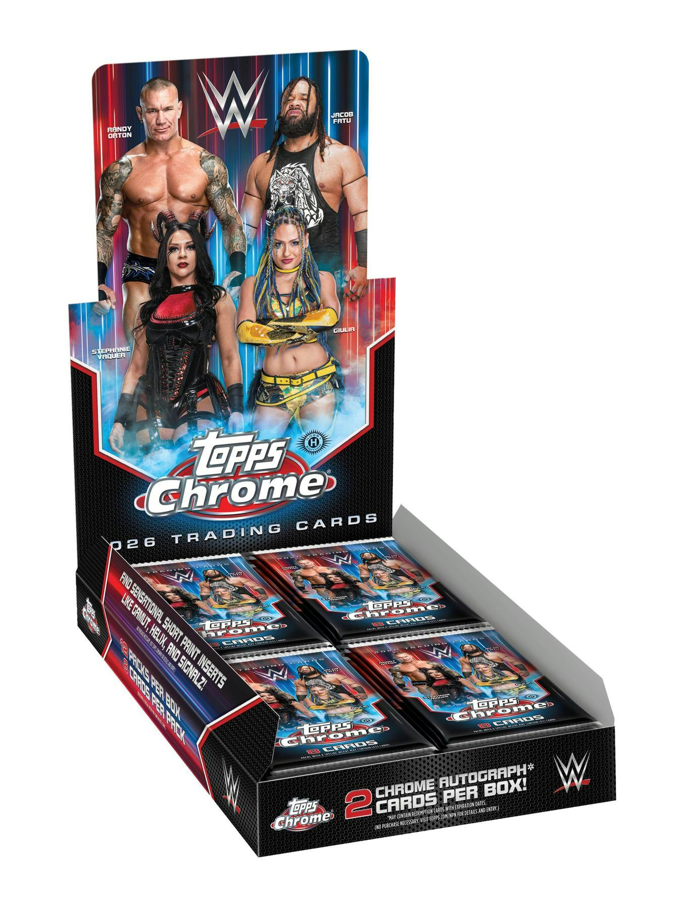 2026 Topps Chrome WWE Wrestling Hobby Box | Columbia Sports Cards