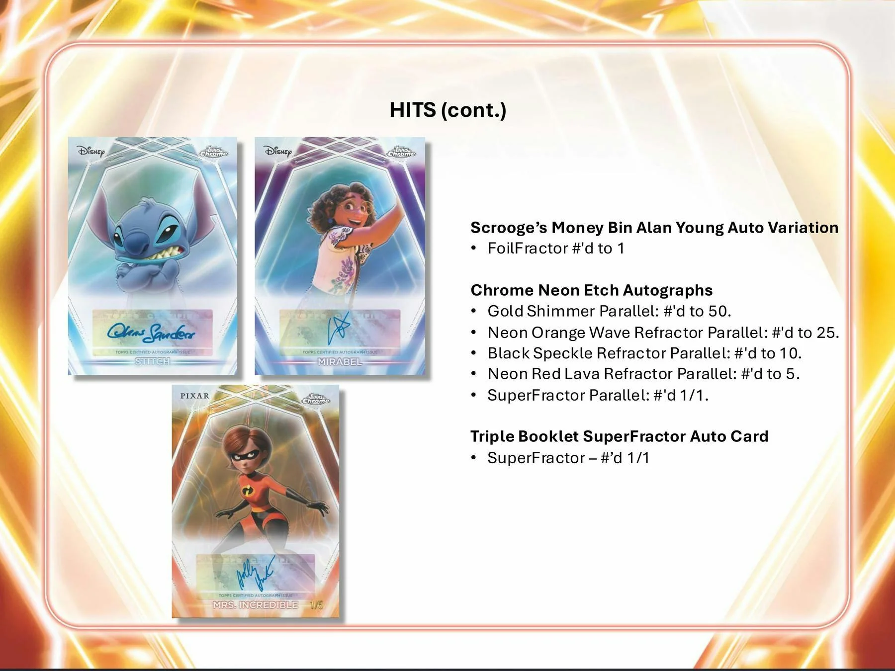2026 Topps Disney Neon Hobby Box | Columbia Sports Cards - Image 8