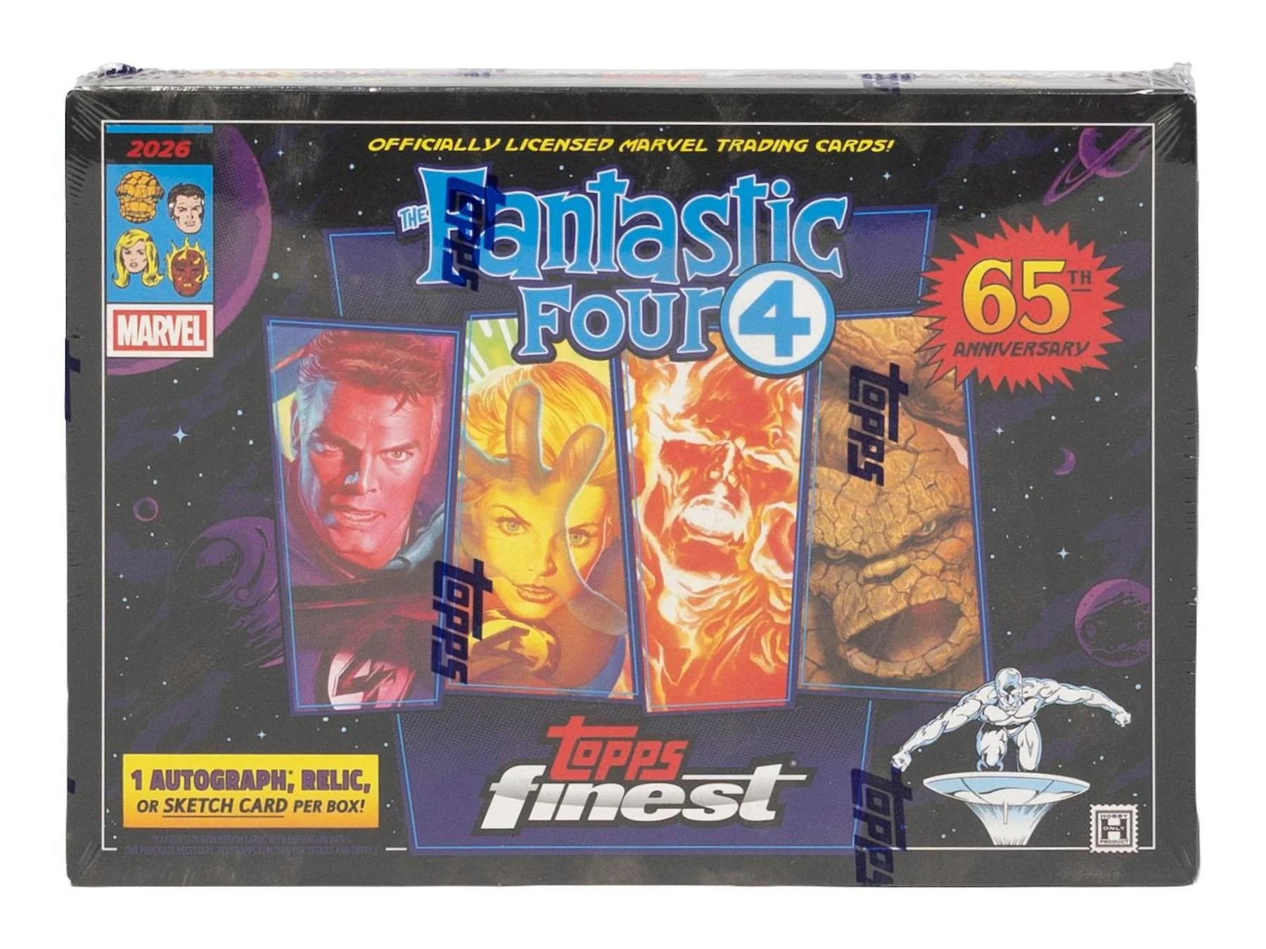 2026 Topps Finest Fantastic Four Hobby Box | Columbia Sports Cards
