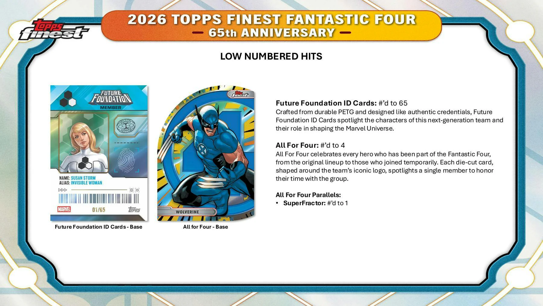 2026 Topps Finest Fantastic Four Hobby Box | Columbia Sports Cards - Image 10