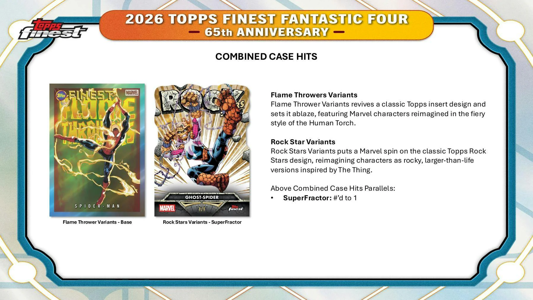 2026 Topps Finest Fantastic Four Hobby Box | Columbia Sports Cards - Image 7