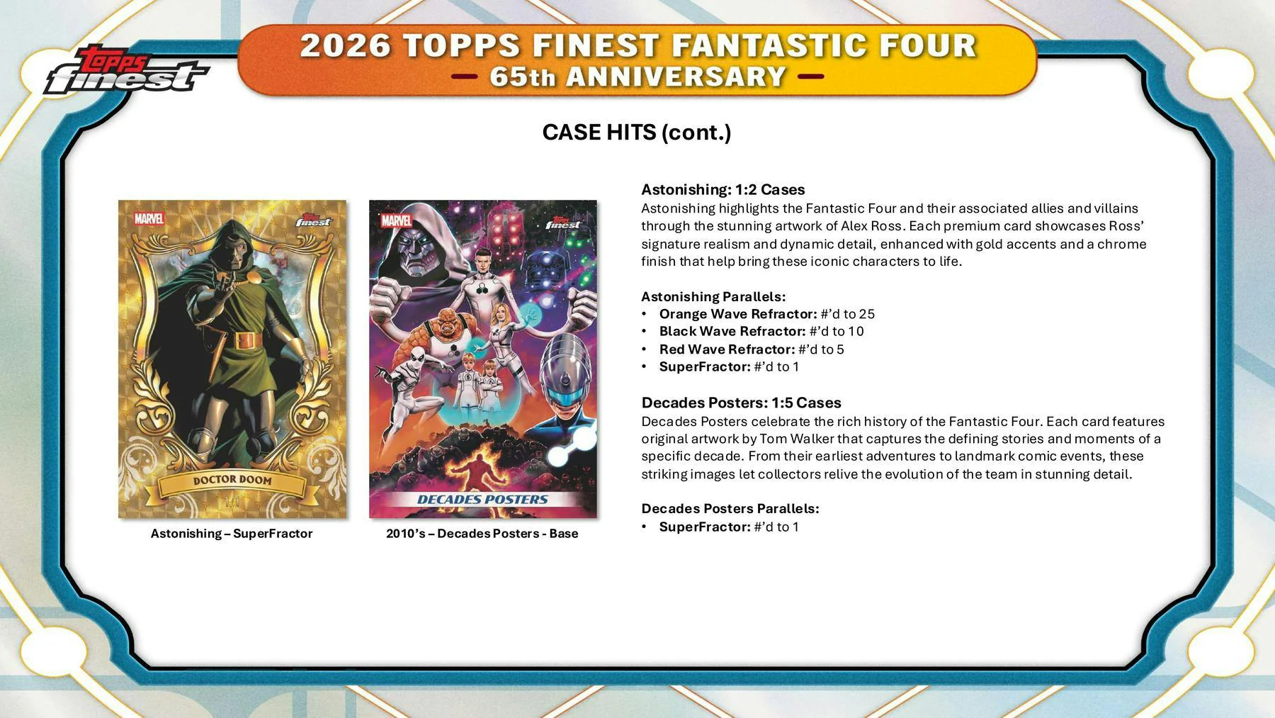 2026 Topps Finest Fantastic Four Hobby Box | Columbia Sports Cards - Image 9