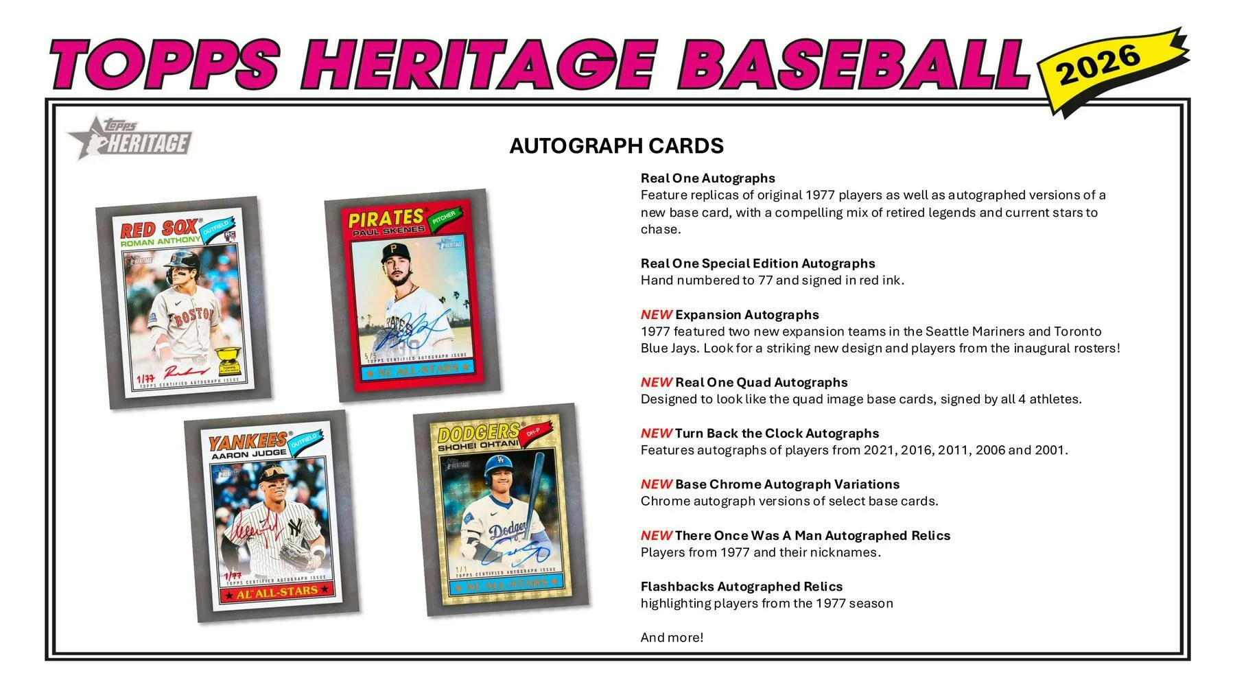 2026 Topps Heritage Baseball Mega Box | Columbia Sports Cards - Image 6