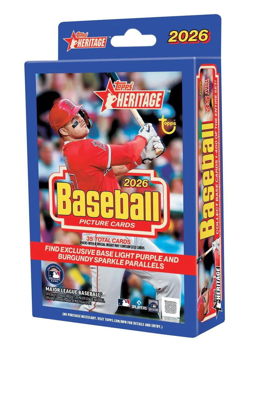 2026 Topps Heritage Baseball Hanger Box | Columbia Sports Cards