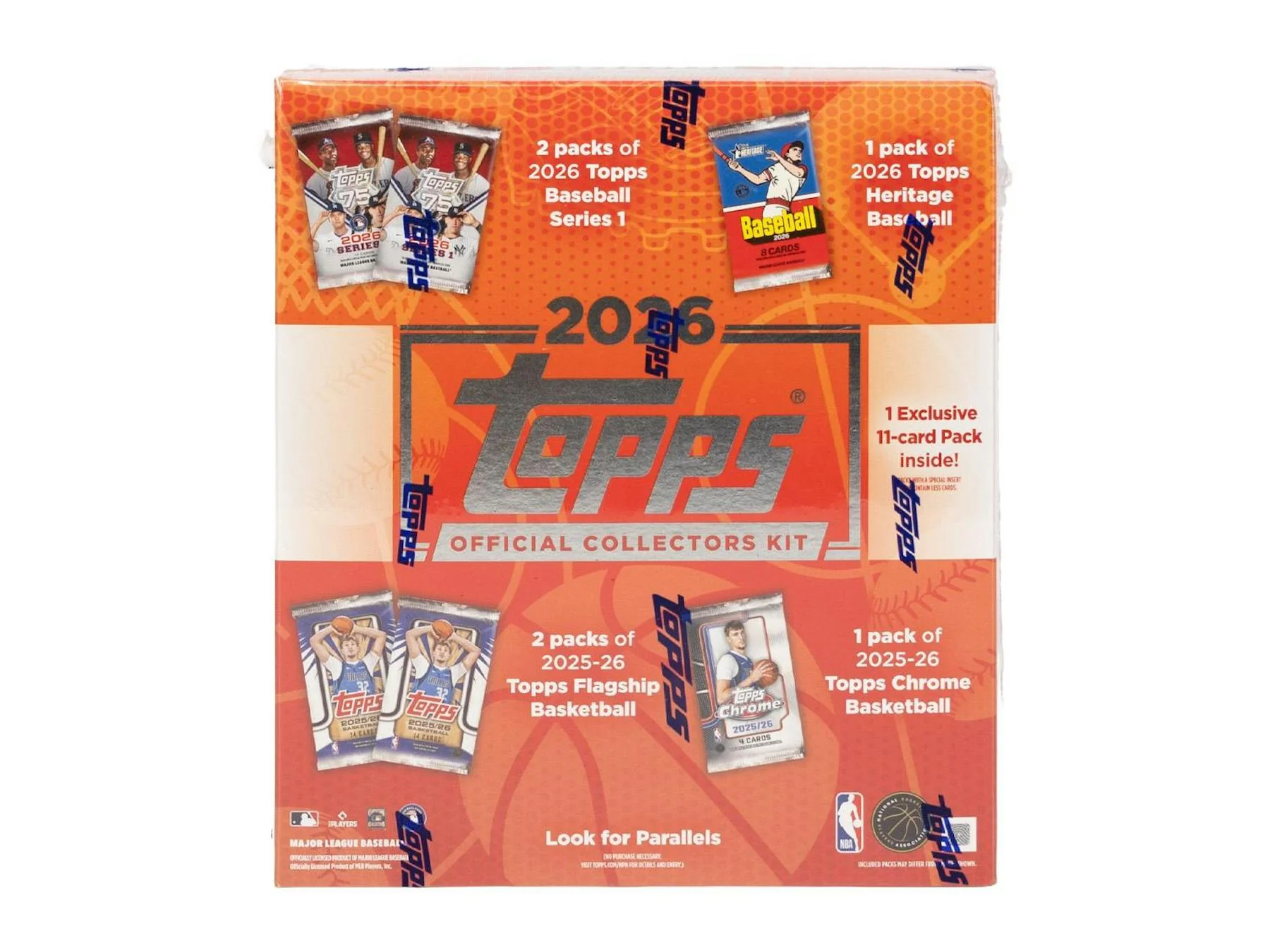2026 Topps MLB x NBA Official Collector Kit Box | Columbia Sports Cards