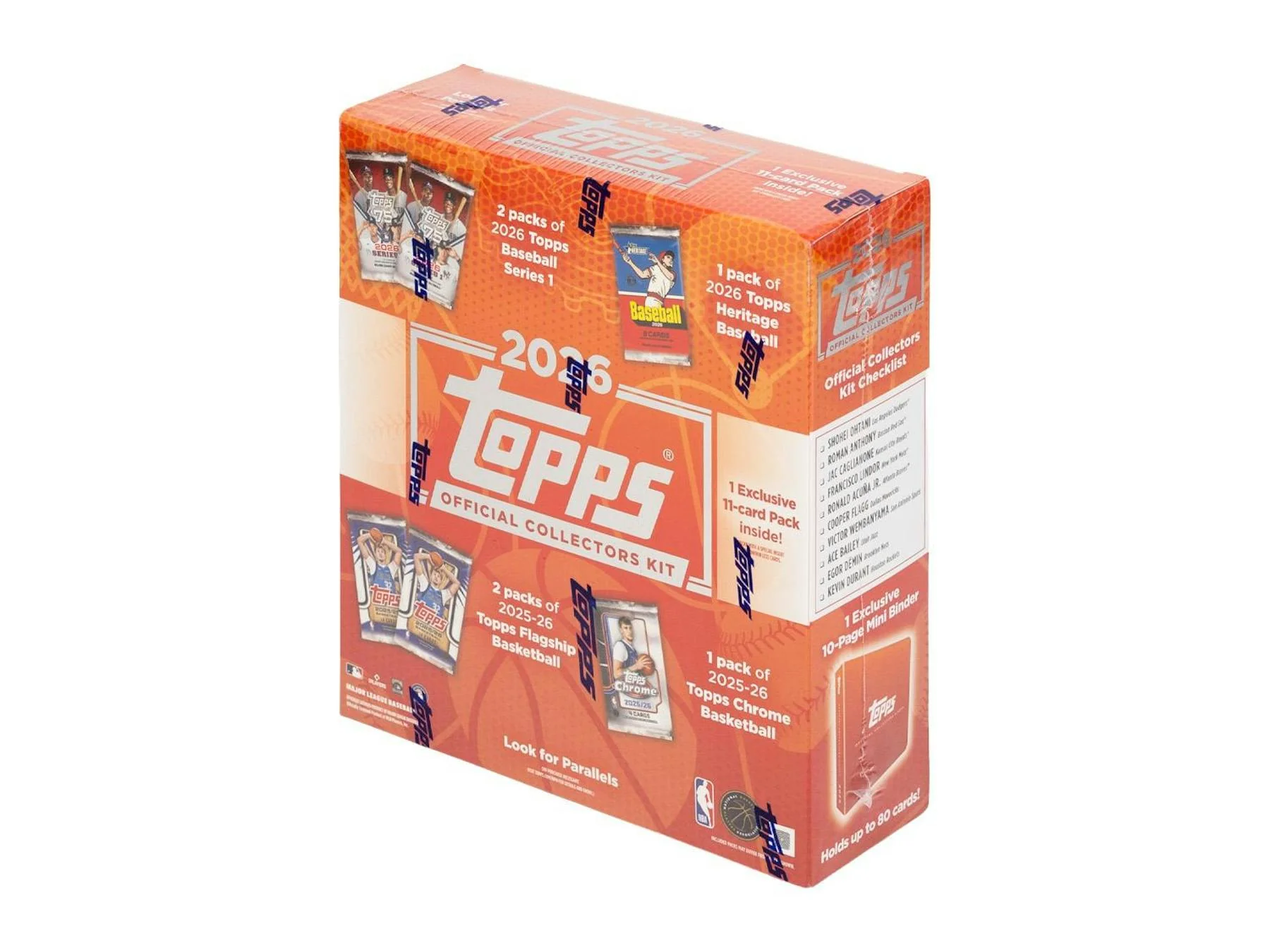 2026 Topps MLB x NBA Official Collector Kit Box | Columbia Sports Cards - Image 2