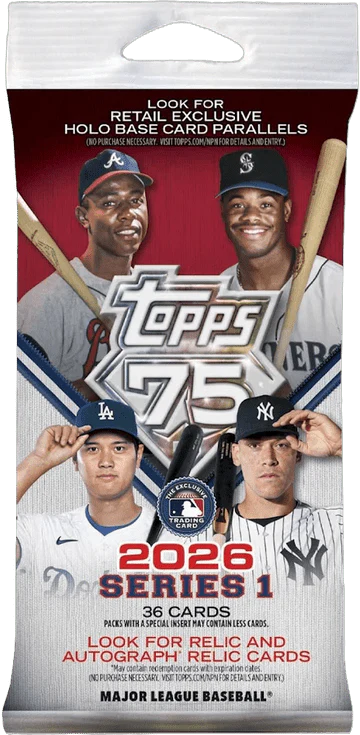 2026 Topps Series 1 Baseball Fat Pack | Columbia Sports Cards