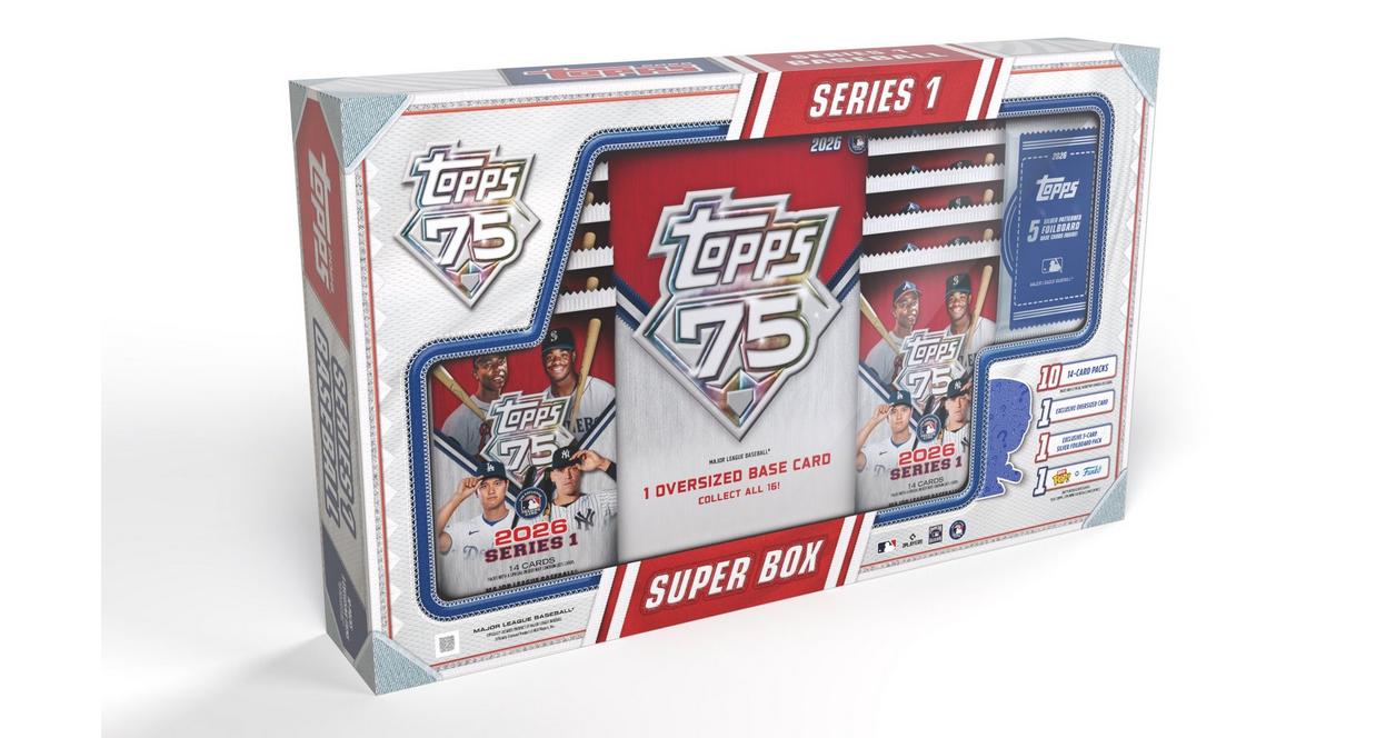 2026 Topps Baseball Series 1 Super Box | Columbia Sports Cards