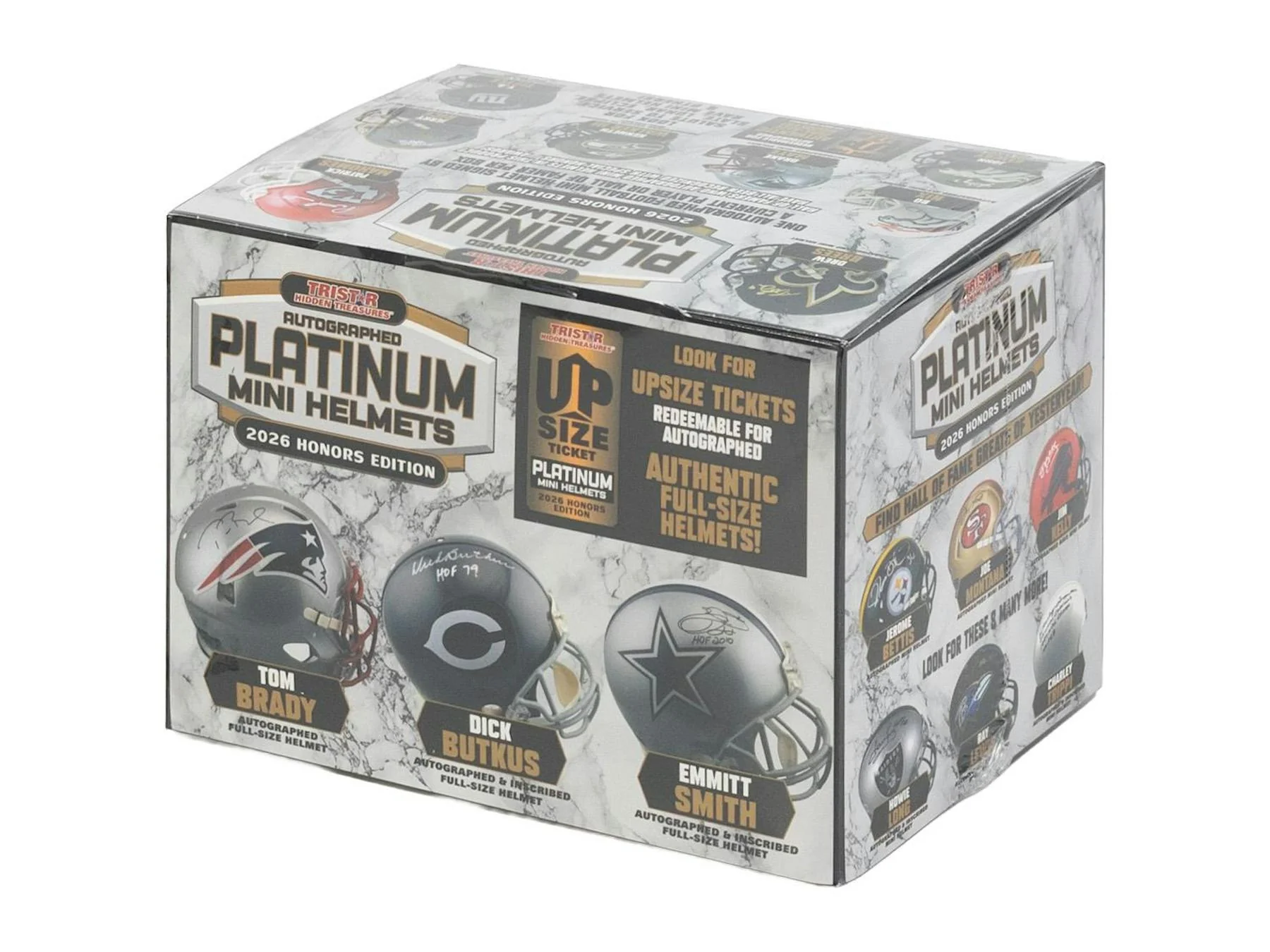 2026 TriStar Autographed Platinum Football Mini Helmet Honors Edition Hobby Box | Columbia Sports Cards - Image 2