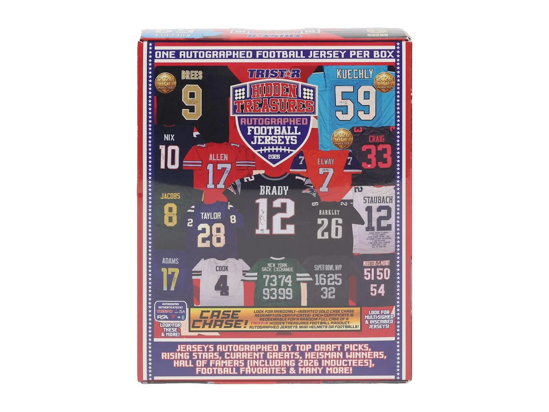 2026 TriStar Hidden Treasures Autographed Football Jersey Hobby Box | Columbia Sports Cards