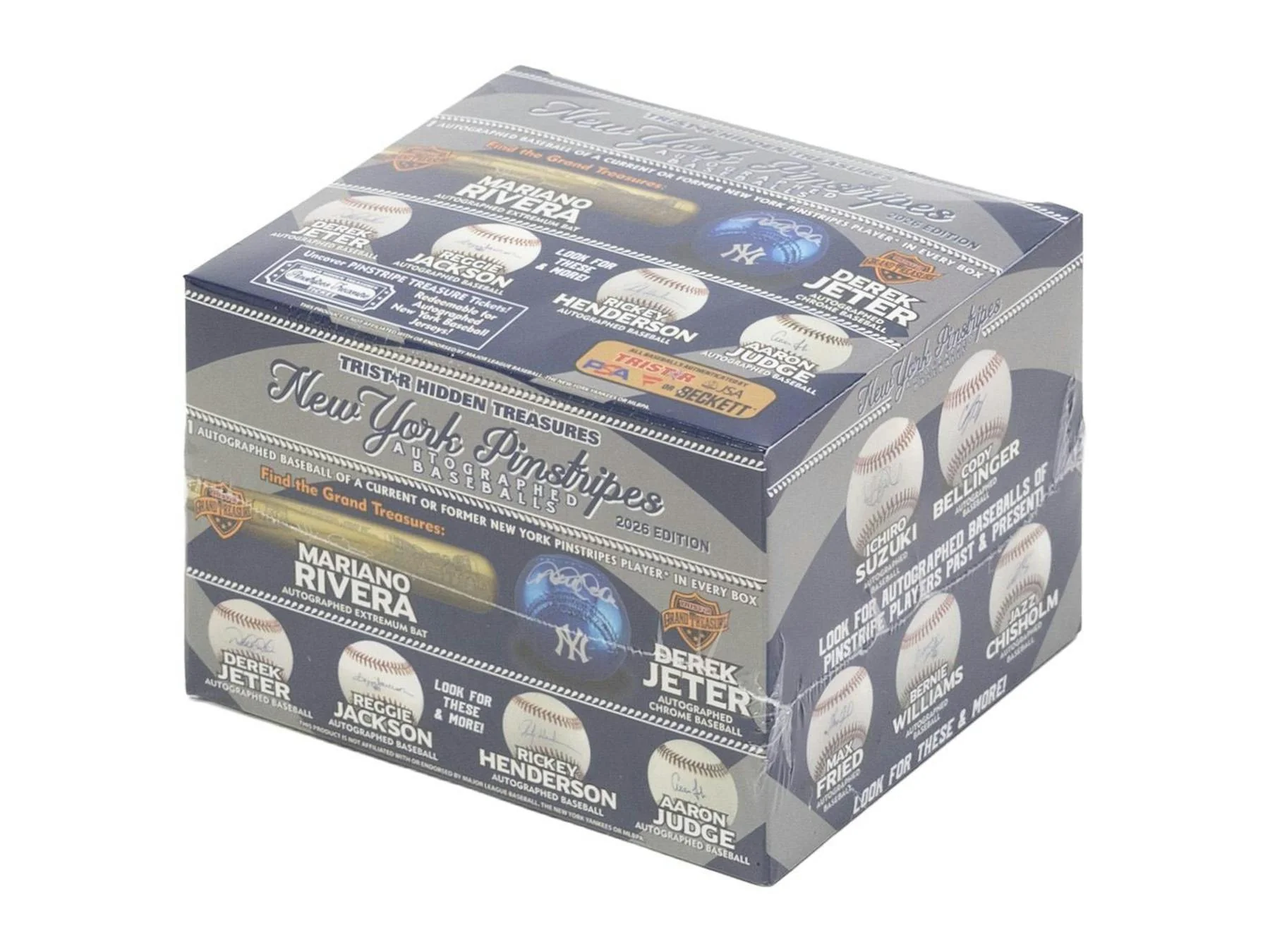 2026 TriStar Hidden Treasures New York Pinstripes Autographed Baseball Box | Columbia Sports Cards - Image 2