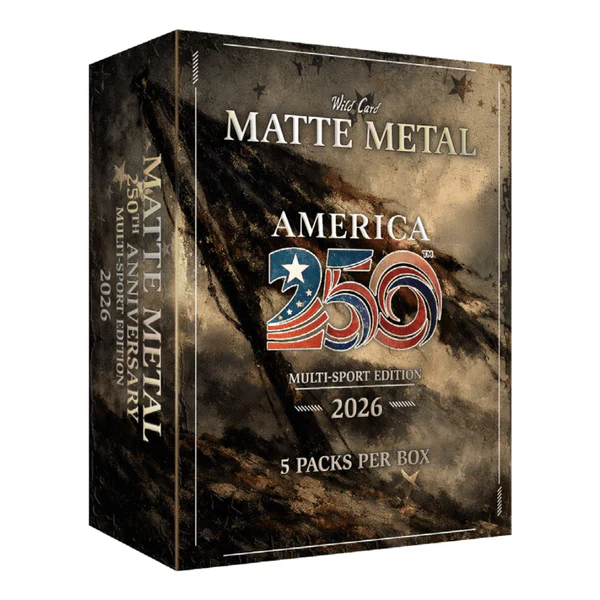 2026 Wild Card Matte Metal America 250 Multi-Sport Hobby Box | Columbia Sports Cards