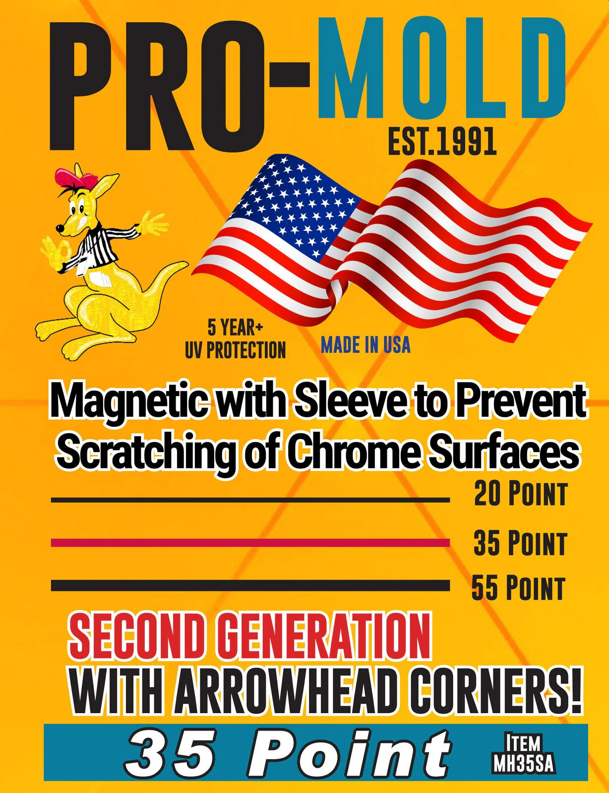 25 - Pro Mold 35pt w/Penny Sleeve Magnetic One Touch Card Holders - Image 2