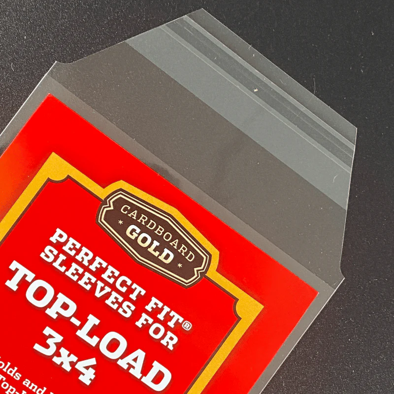 500ct Perfect Fit Graded Cards Sleeves - 75pt-140pt Size - Cardboard Gold - Image 2
