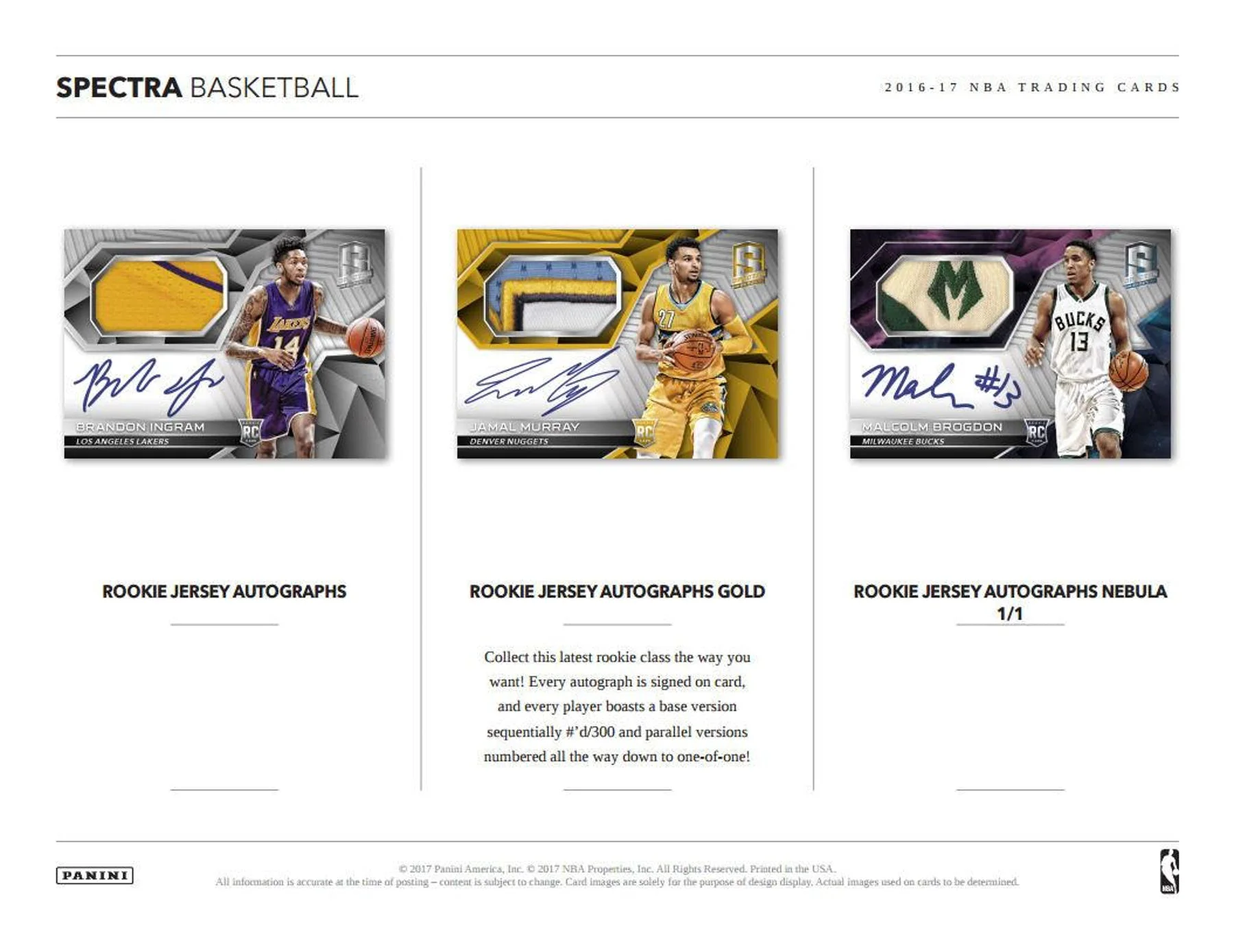 2016-17 Panini Spectra Basketball Hobby Box - Image 4