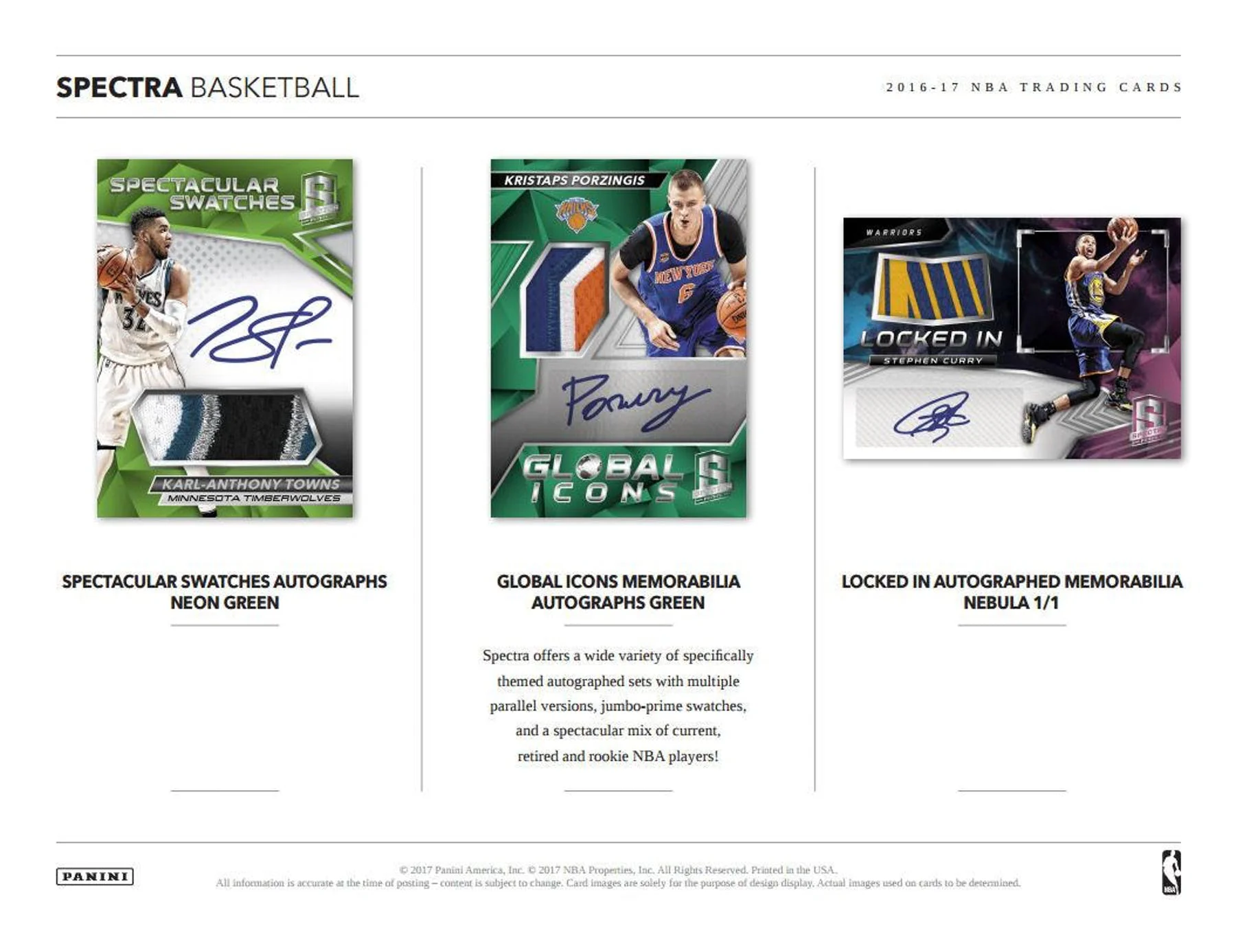 2016-17 Panini Spectra Basketball Hobby Box - Image 5