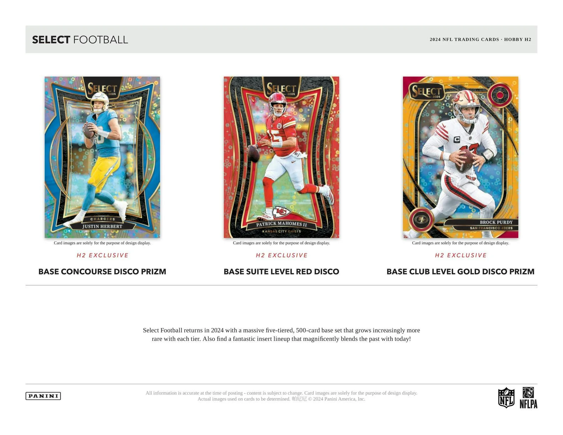 2024 Panini Select Football H2 Box - Image 4