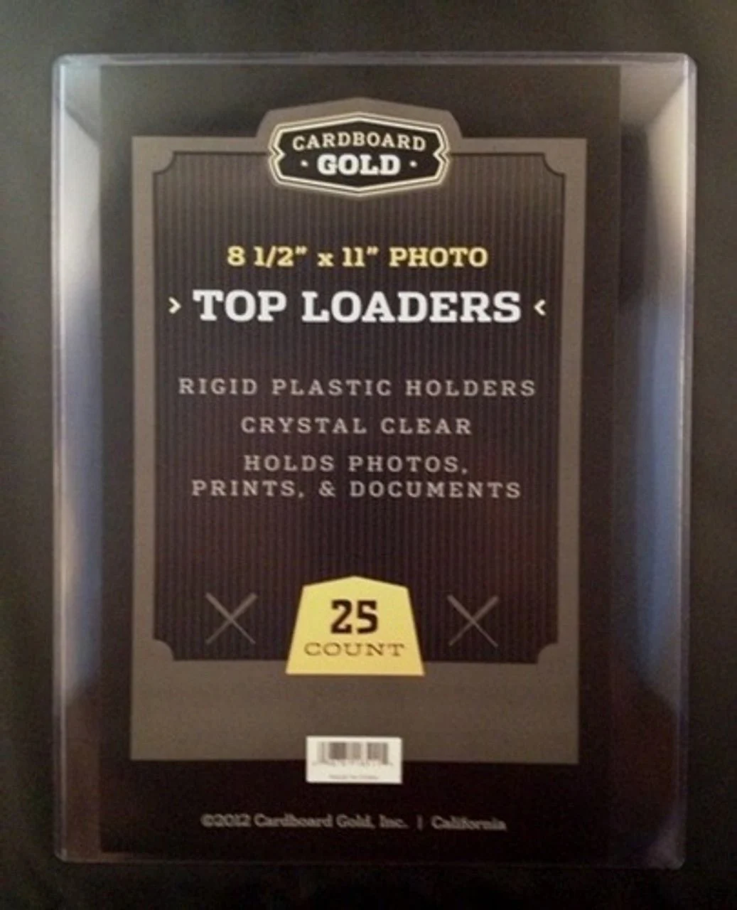 8.5x11 Photo Size Topload Toploader Holder - 25ct