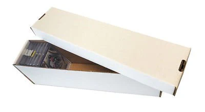800 Count 2-Piece Veritical Card Storage Box For Toploaders / One Touch Magnetics - Bundle of 25 - Image 2