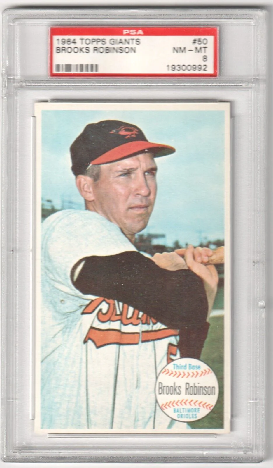 BROOKS ROBINSON 1964 Topps Giants #50 PSA 8 NM-MT - ORIOLES